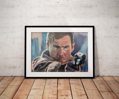Blade Runner Painting – Rick Deckard Portrait - Image 2
