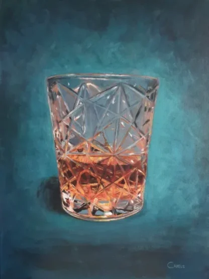 Firewater – Whisky Glass Still Life by Bart Carels