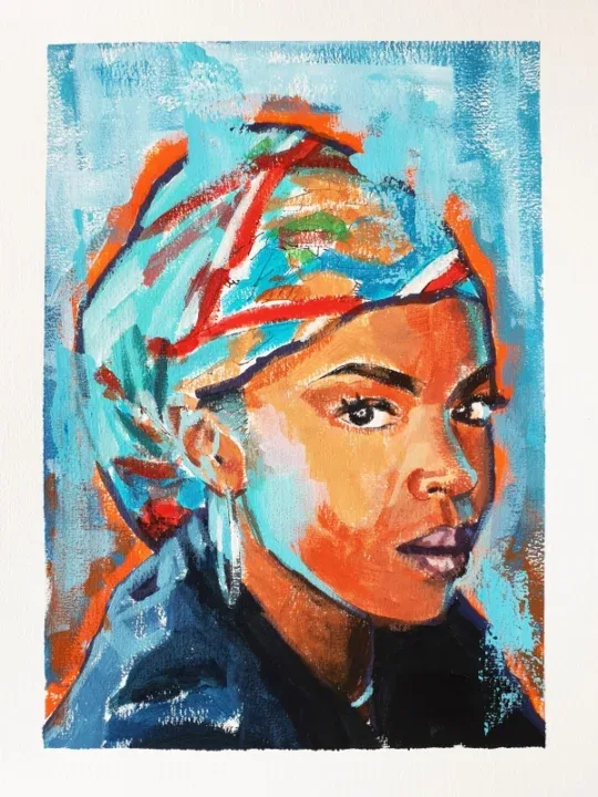 ms lauryn hill original painting