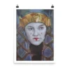 Queen Amidala (Padme) art print by Bart Carels capturing iconic Star Wars elegance.