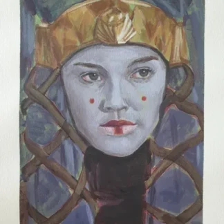 Padmé Amidala Star Wars Acrylic Painting by Bart Carels