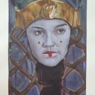 Padmé Amidala Painting – Original Star Wars Portrait in Acrylic
