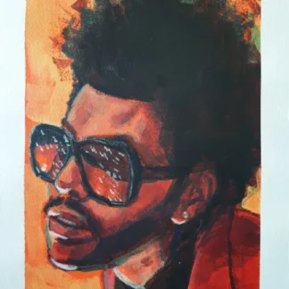 The Weeknd Original Painting - Artwork