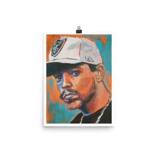 Ice-T Poster by Bart Carels – West Coast Gangster Rap Art Print