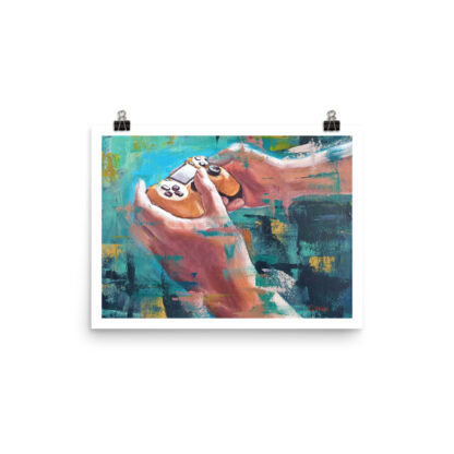 Video Game Poster – “In Control” Gaming Wall Art - Image 8