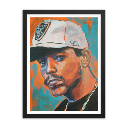 Studio Bart Carels Ice-T Framed poster - Ice T Art Print - Ice-T Painting - Hip Hop Gift - Hip Hop Poster - Rap Wall Decor - Rapper Wall Art - Image 2
