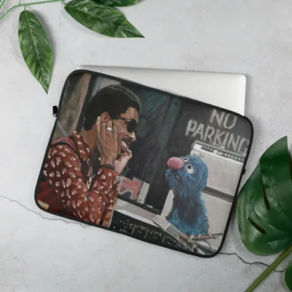 Stevie Wonder / Sesame Street Art Laptop Sleeve - Image 2
