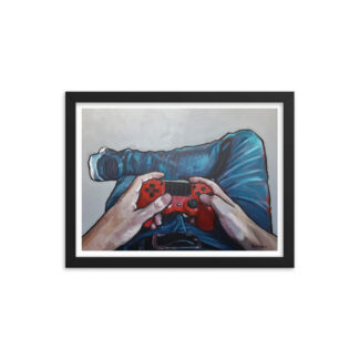 Studio Bart Carels  Video Game Framed poster - Gamer Print - Gamer Poster - Video Game Gift - Gaming Poster - Video Game Art