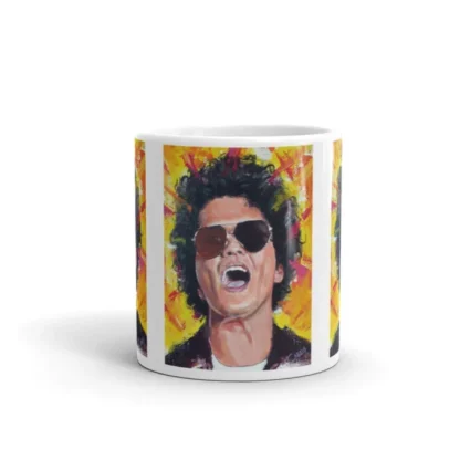 Bruno Mars Art Mug