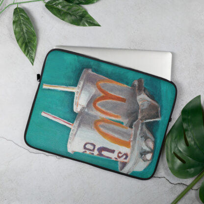 Mc Donald's Milkshake Art Laptop Sleeve - Image 2