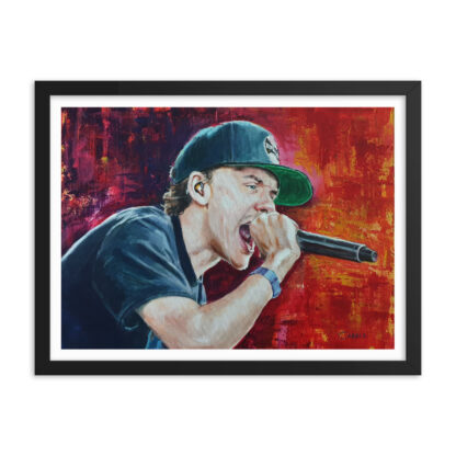 Studio Bart Carels Logic Framed poster - Rapper Logic Art Print - Logic Gift - Hip Hop Wall Art - Rapper Decor - Rap Gift - Image 2