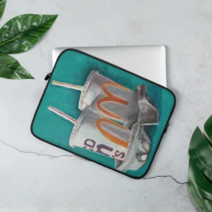 Mc Donald's Milkshake Art Laptop Sleeve