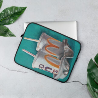 Mc Donald's Milkshake Art Laptop Sleeve