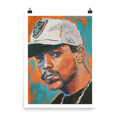 Ice-T Poster – West Coast Gangster Rap Art Print - Image 2