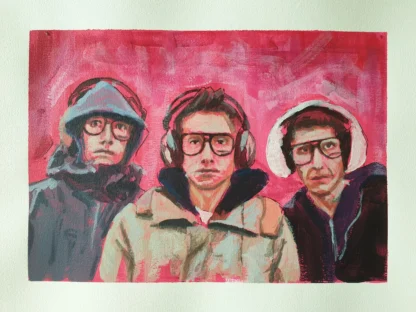 Original Beastie Boys painting by Bart Carels – vibrant music-inspired artwork
