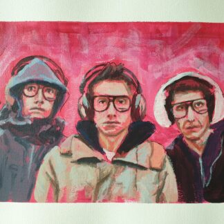 Original Beastie Boys painting by Bart Carels – vibrant music-inspired artwork
