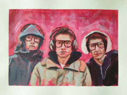 Original Beastie Boys painting by Bart Carels – vibrant music-inspired artwork