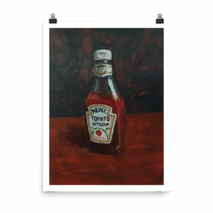 Bottle of Ketchup Pop Art Print