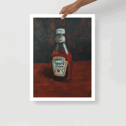 Ketchup Bottle Print – Retro Pop Art Poster - Image 4