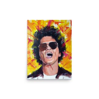 Bruno Mars Poster Print – Premium Fine Art Wall Décor - 18x24 (Most Popular)