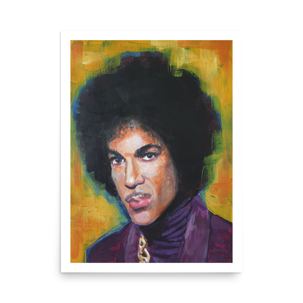 Prince Art Print – Iconic Pop Culture Tribute
