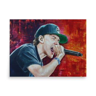 Logic Print – Bold Art Poster for Hip Hop and Rap Fans