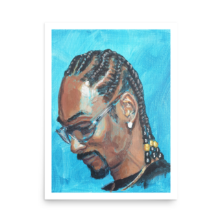 Snoop Doggy Dogg Poster – West Coast Hip-Hop Art Print