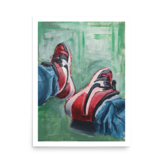 Air Jordan 1 Print – Bold Sneaker Poster for Collectors